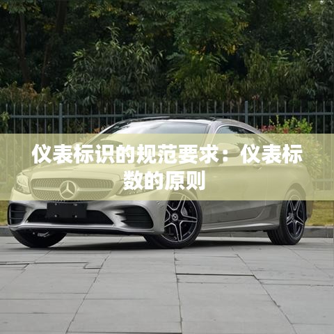 儀表標識的規范要求:儀表標數的原則