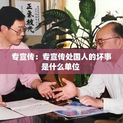 專宣傳:專宣傳處國人的壞事是什么單位
