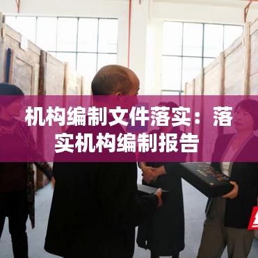 機構編制文件落實:落實機構編制報告