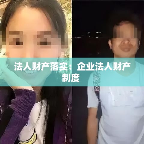 法人財產落實:企業法人財產制度