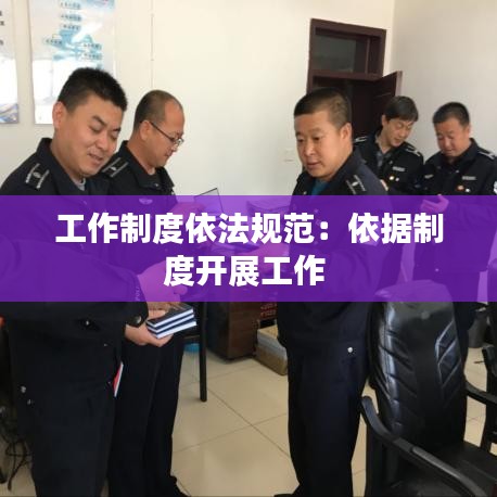 工作制度依法規(guī)范:依據(jù)制度開(kāi)展工作