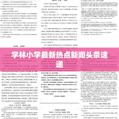 學(xué)林小學(xué)最新熱點(diǎn)新聞頭條速遞