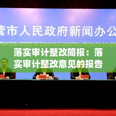 落實審計整改簡報:落實審計整改意見的報告