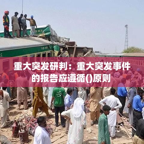 重大突發研判:重大突發事件的報告應遵循()原則
