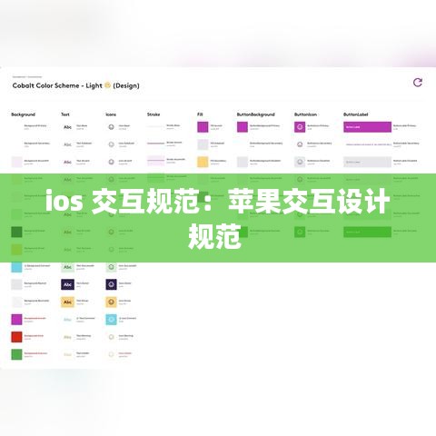 ios 交互規(guī)范:蘋果交互設(shè)計(jì)規(guī)范