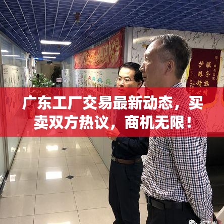 廣東工廠交易最新動態(tài),買賣雙方熱議,商機無限!