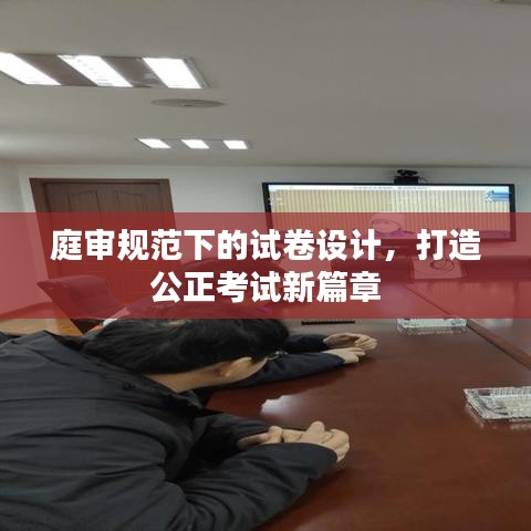 庭審規(guī)范下的試卷設(shè)計(jì),打造公正考試新篇章
