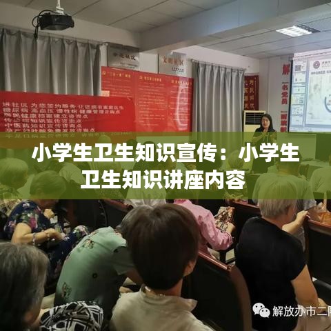 小學生衛生知識宣傳：小學生衛生知識講座內容 
