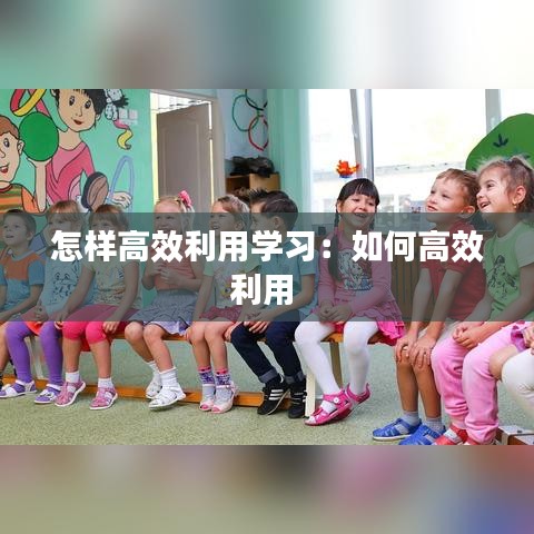 怎樣高效利用學(xué)習(xí):如何高效利用