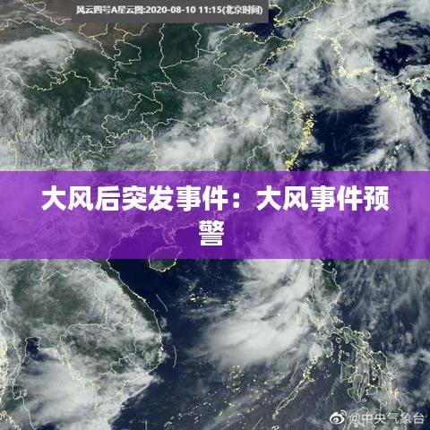 大風后突發事件:大風事件預警