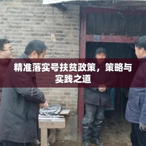 精準落實號扶貧政策，策略與實踐之道