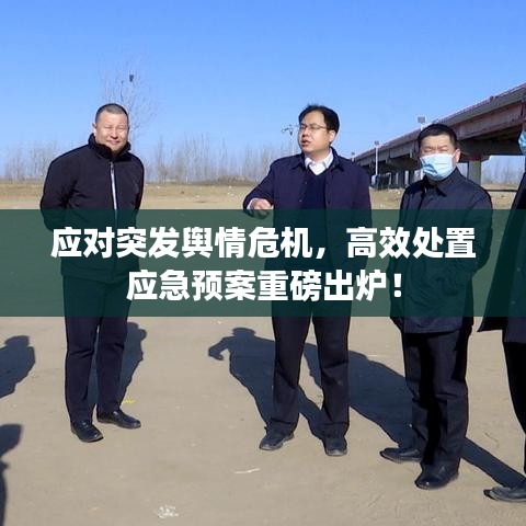 應(yīng)對突發(fā)輿情危機,高效處置應(yīng)急預(yù)案重磅出爐!