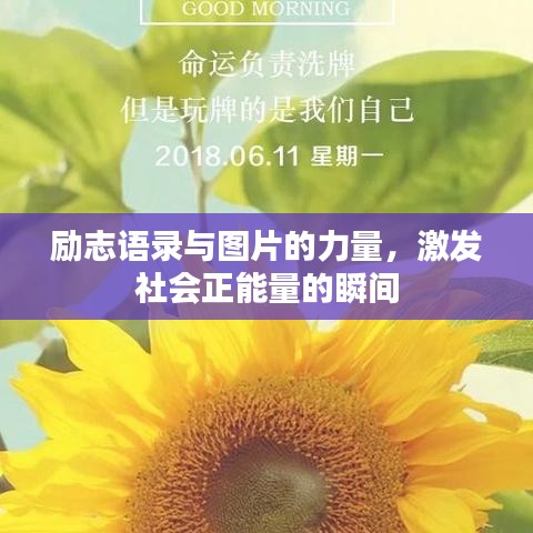 勵志語錄與圖片的力量,激發社會正能量的瞬間