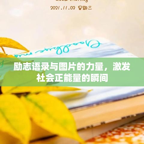 勵志語錄與圖片的力量,激發社會正能量的瞬間