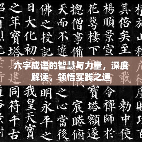 六字成語的智慧與力量,深度解讀,領悟實踐之道