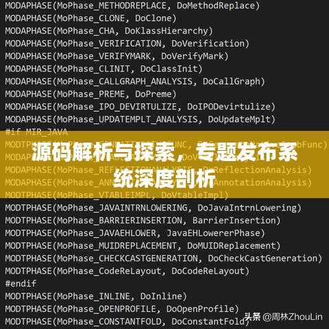源碼解析與探索,專題發布系統深度剖析