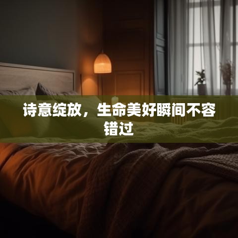 詩意綻放，生命美好瞬間不容錯過