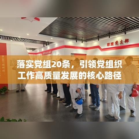 落實黨組20條,引領黨組織工作高質量發展的核心路徑