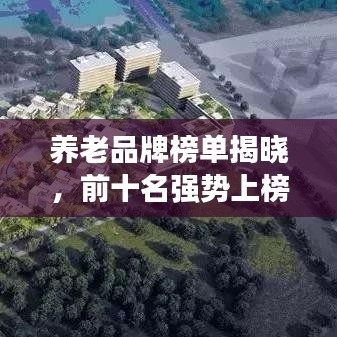 養(yǎng)老品牌榜單揭曉,前十名強(qiáng)勢上榜,不容錯(cuò)過!