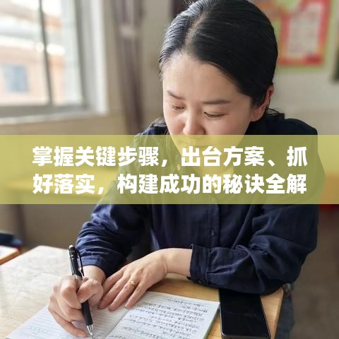 掌握關(guān)鍵步驟,出臺(tái)方案、抓好落實(shí),構(gòu)建成功的秘訣全解析