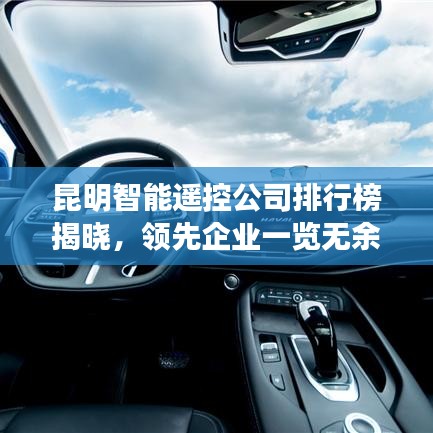 昆明智能遙控公司排行榜揭曉,領先企業(yè)一覽無余