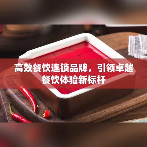 高效餐飲連鎖品牌,引領卓越餐飲體驗新標桿